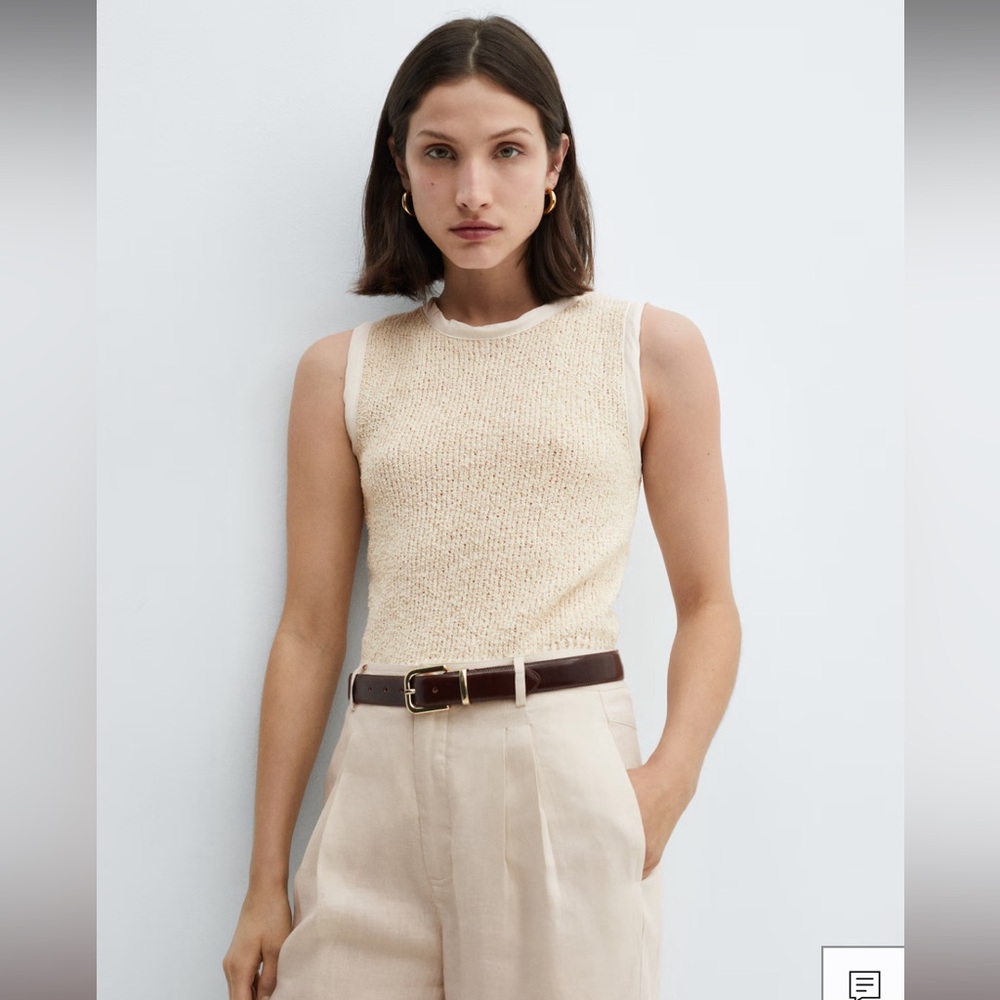 Mango Contrasting Finish Top